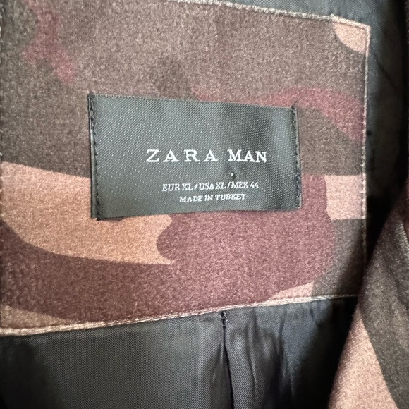 ZARA MAN CAMOUFLAGE JACKET. MILITARY INSPIRED. LIGHTWEIGHT. GREAT CONDITION - Picture 6 of 16